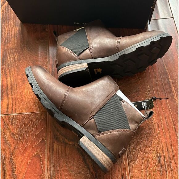 Sorel Emilie waterproof leather Chelsea boot size 6 - Picture 10 of 12